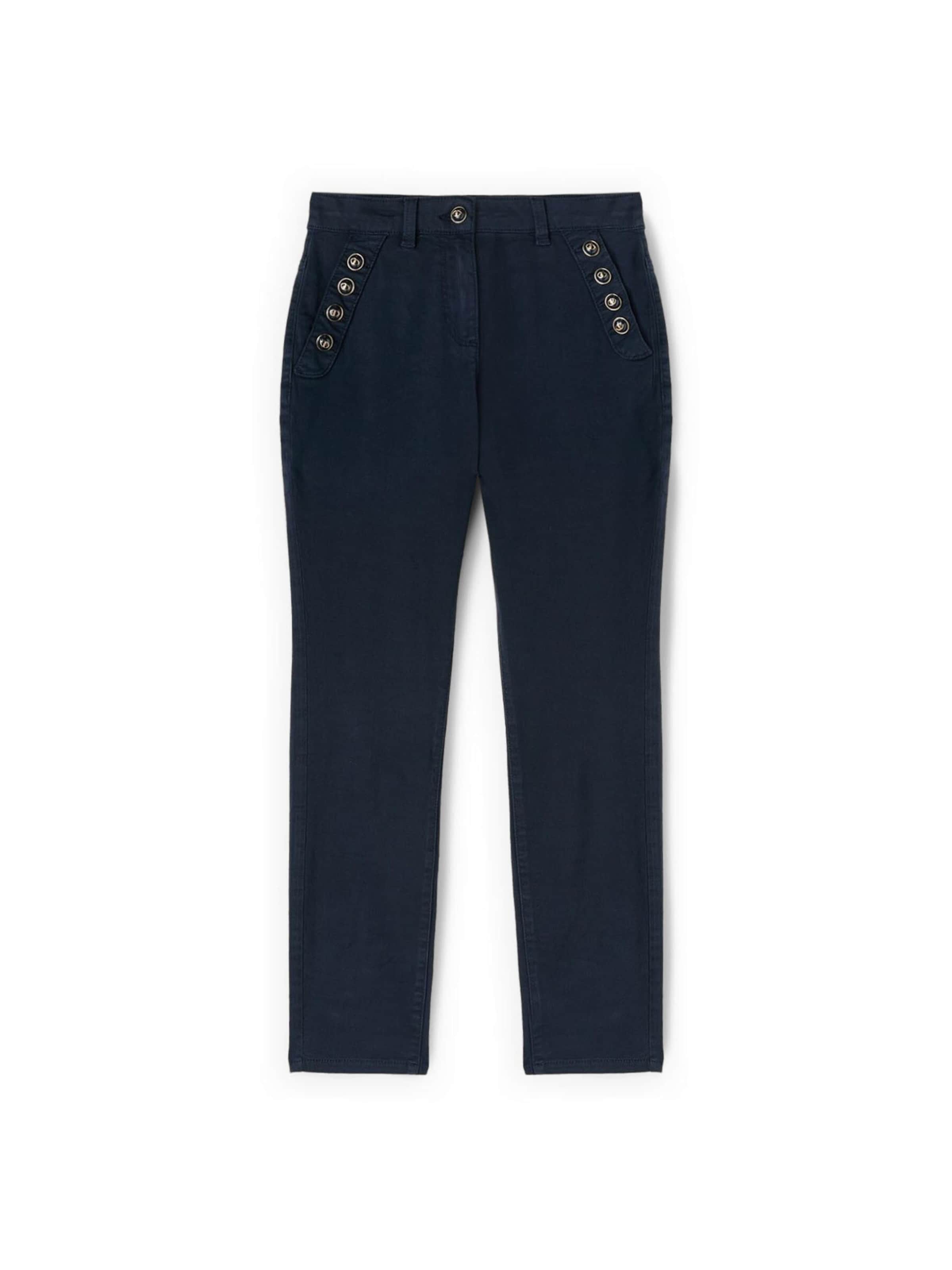 MOTIVI Broek in Blauw: voorkant