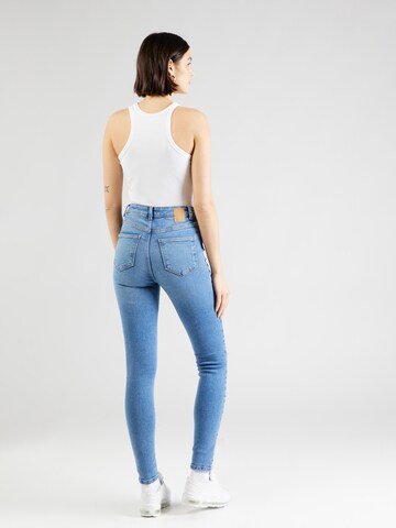 PIECES Skinny Jeans 'DANA' in Blauw