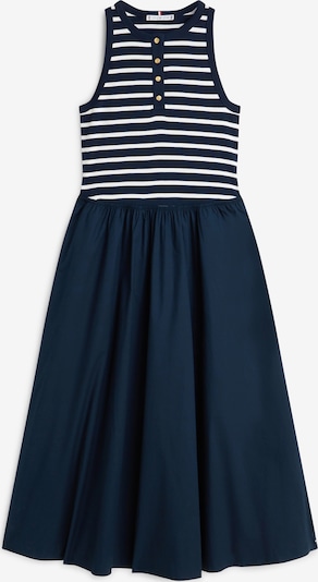 TOMMY HILFIGER Haljina u tamno plava / bijela, Pregled proizvoda