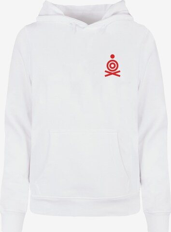 Merchcode Sweatshirt 'TORC - Street Food' in Wit: voorkant