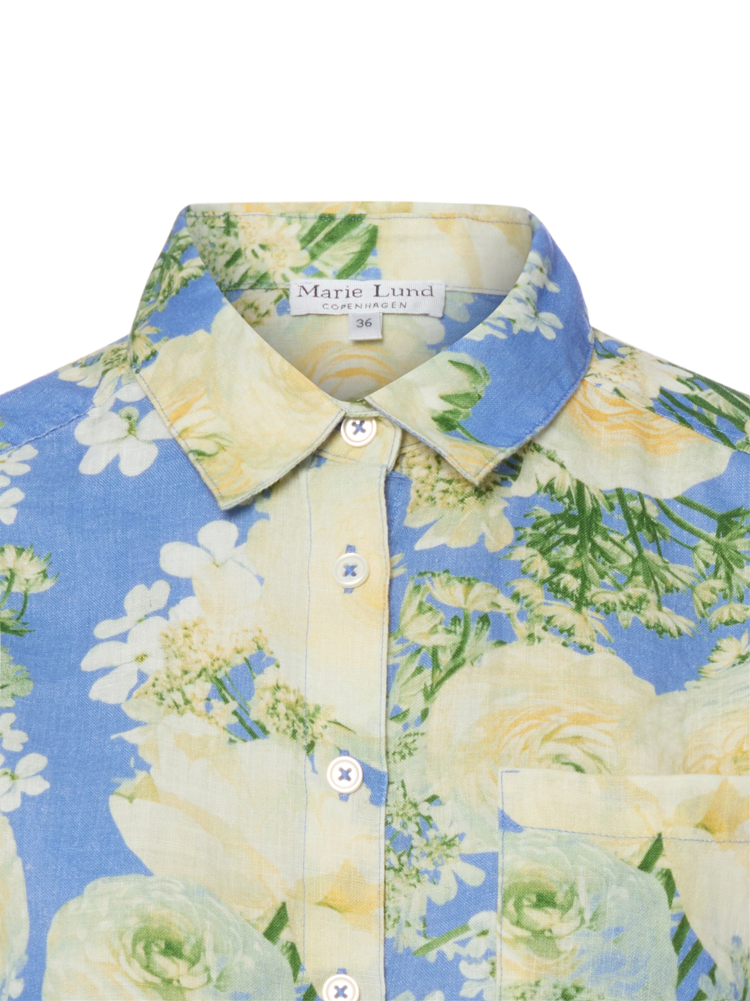 Marie Lund Bluse Liane in Gelb