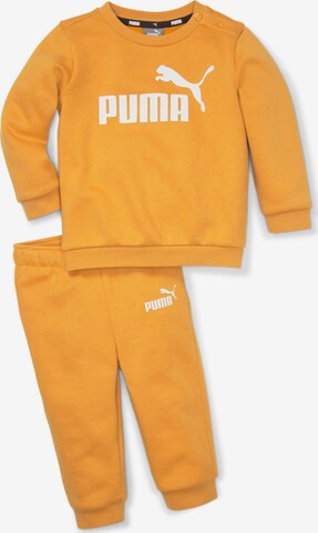 PUMA - Ropa para correr 'Minicats' en naranja: frente