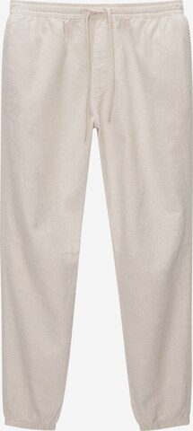 Pull&Bear Tapered Hose in Beige: predná strana