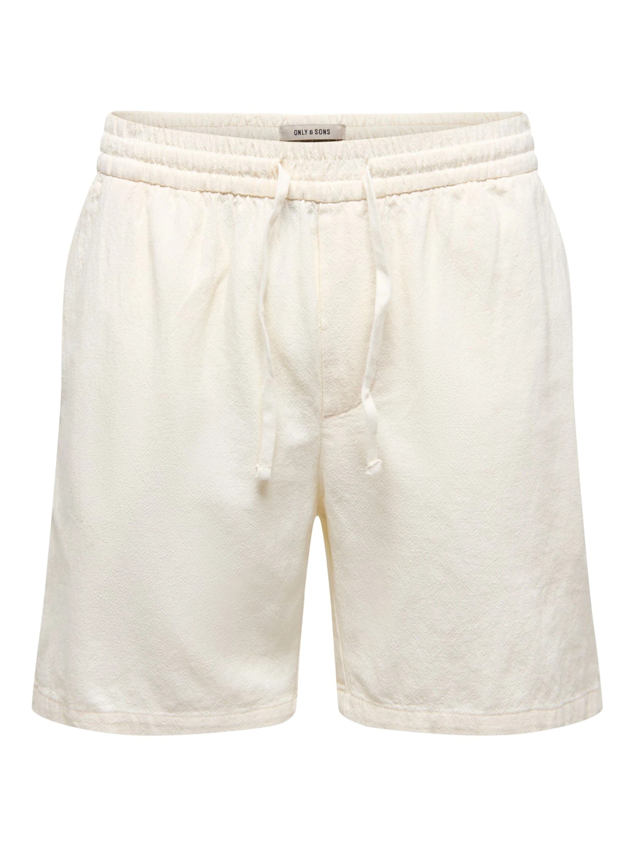 ONLY Baggy Trousers 'Tel' in Beige: front