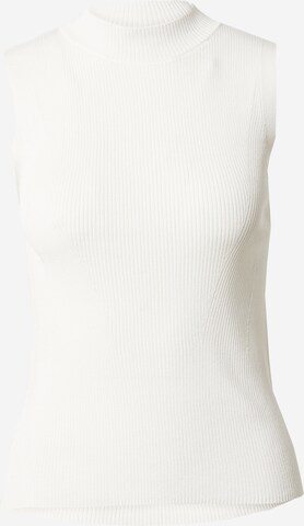 COMMA Knitted Top in White: front