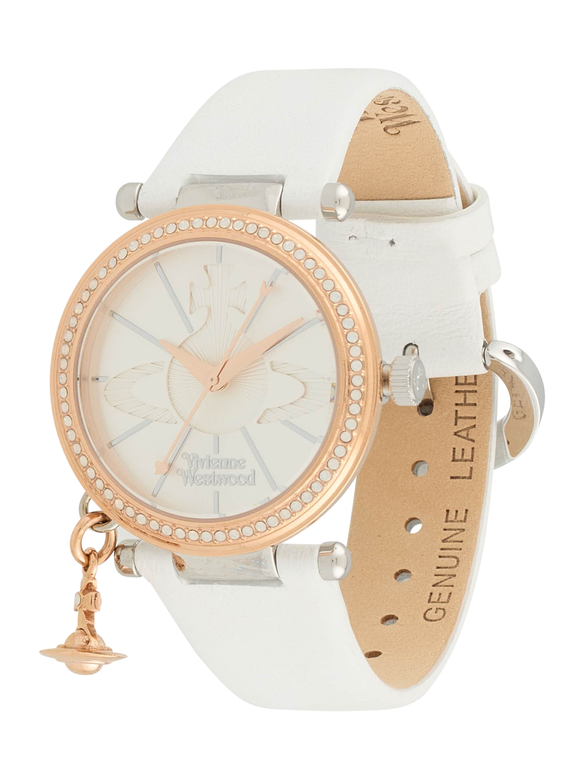 Vivienne Westwood Analogové hodinky – bílá: přední strana