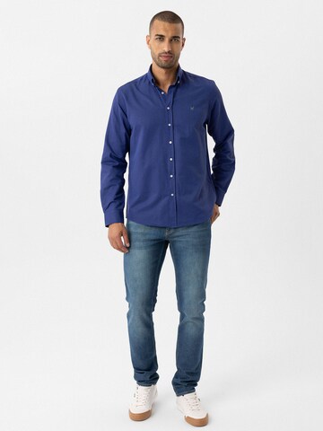 Williot - Ajuste regular Camisa 'Fernando' en azul