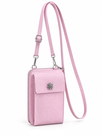 Allgäu Rebell Crossbody Bag 'Oktoberfest' in Pink: front