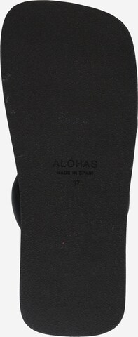 Alohas - Zapatos abiertos en negro