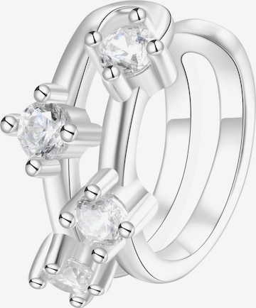 Hey Happiness - Pendientes 'Sparkle Band' en plata: frente