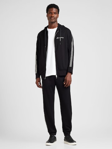 ARMANI EXCHANGE - Sudadera con cremallera en negro