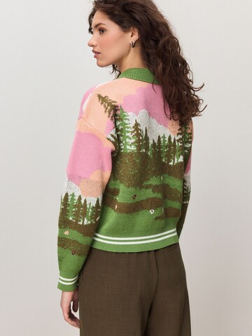 Cardigan Next en vert