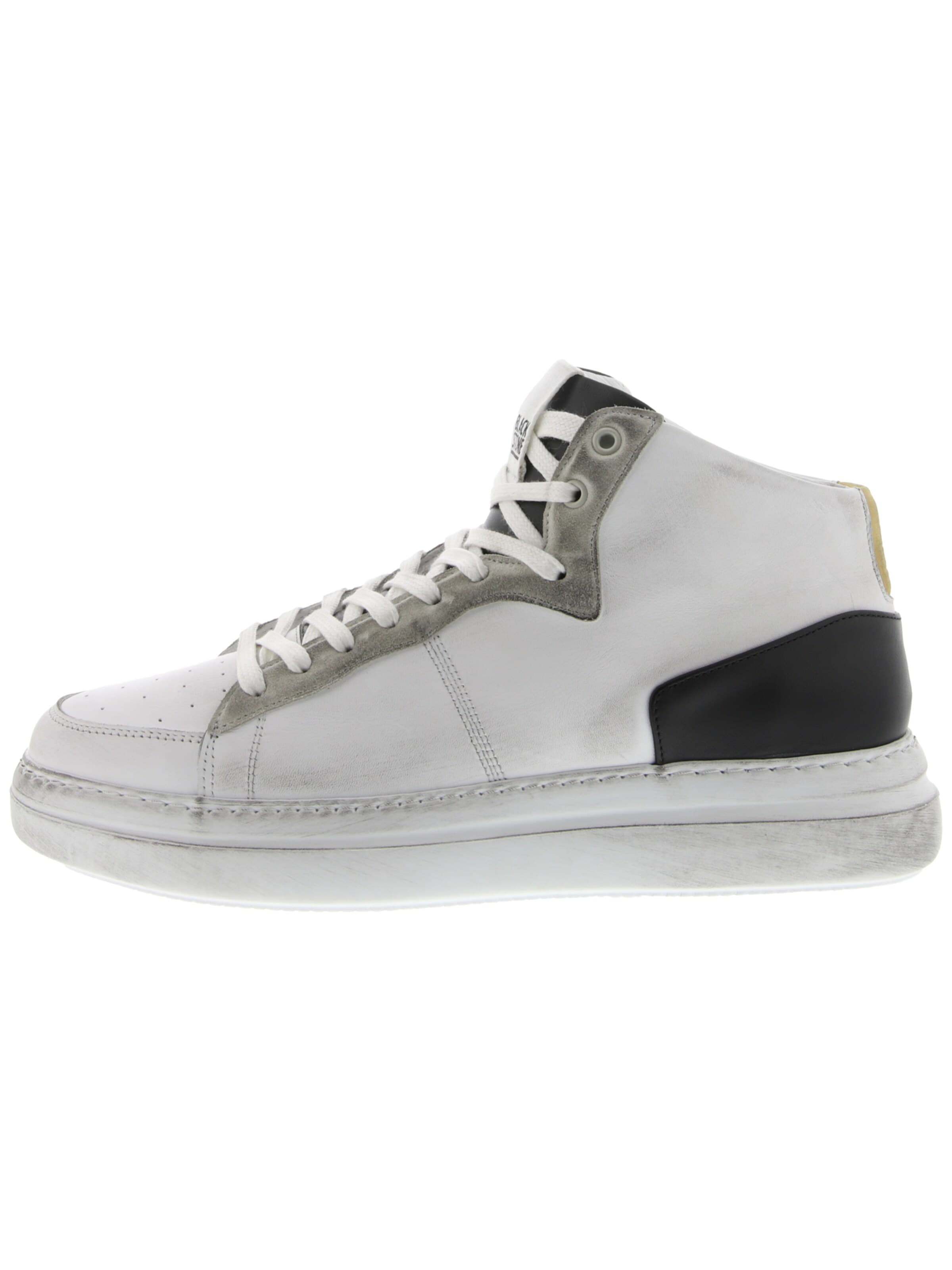 BLACKSTONE - Sapatilhas altas 'WG88' em branco: frente