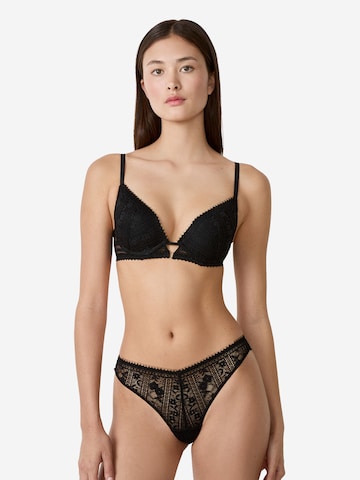 Push-up Reggiseno 'Aura' di ETAM in nero