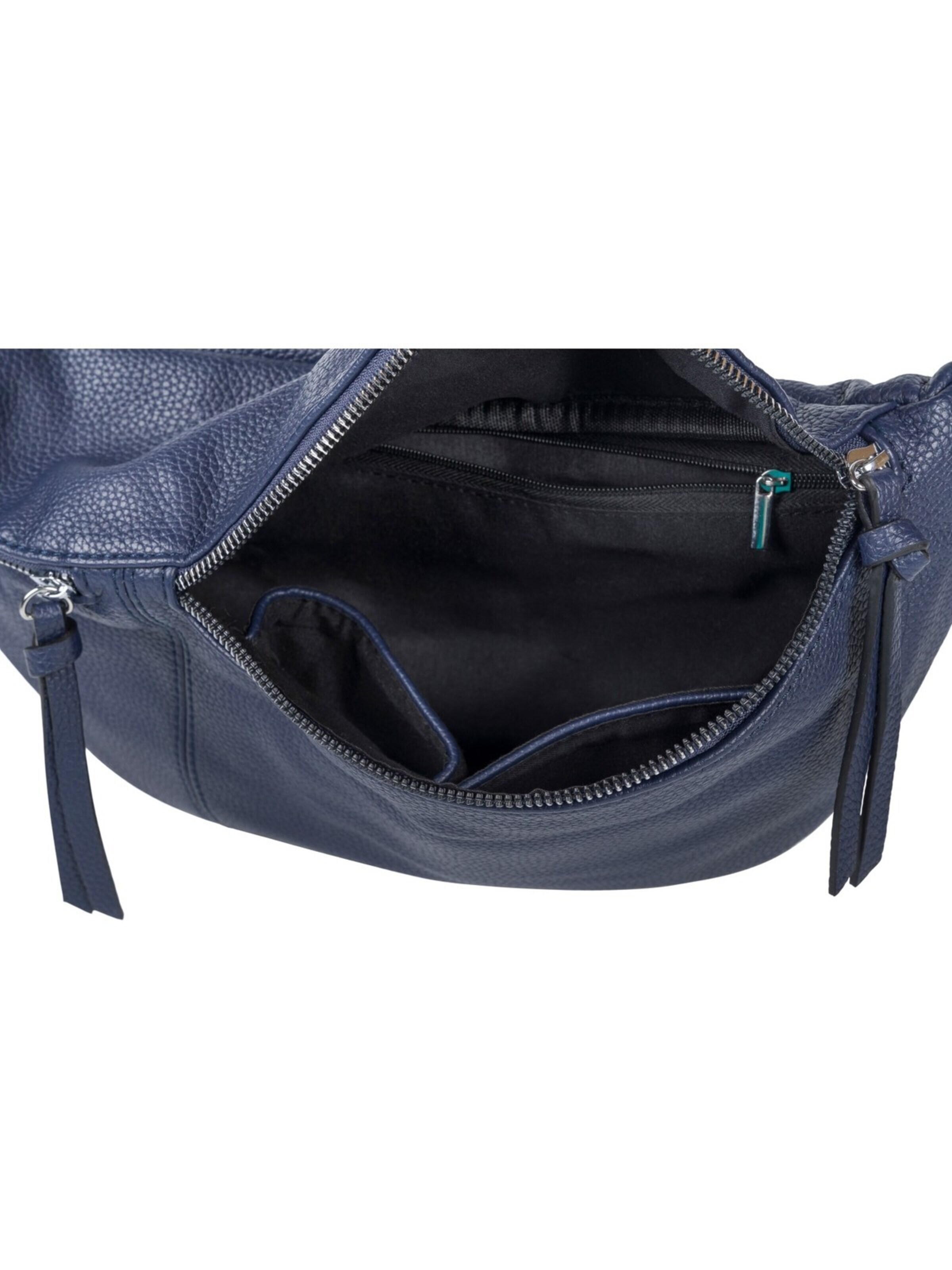 styleBREAKER Crossbody bag 'Halbmond Crossbody Bag Set 3-Teilig' in Blue