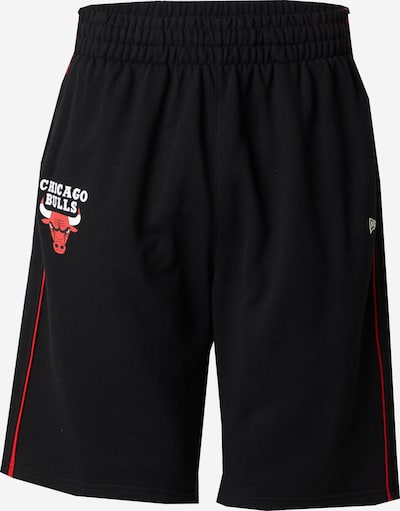 NEW ERA Hlače 'NBA CHIBUL' u crvena / crna / bijela, Pregled proizvoda