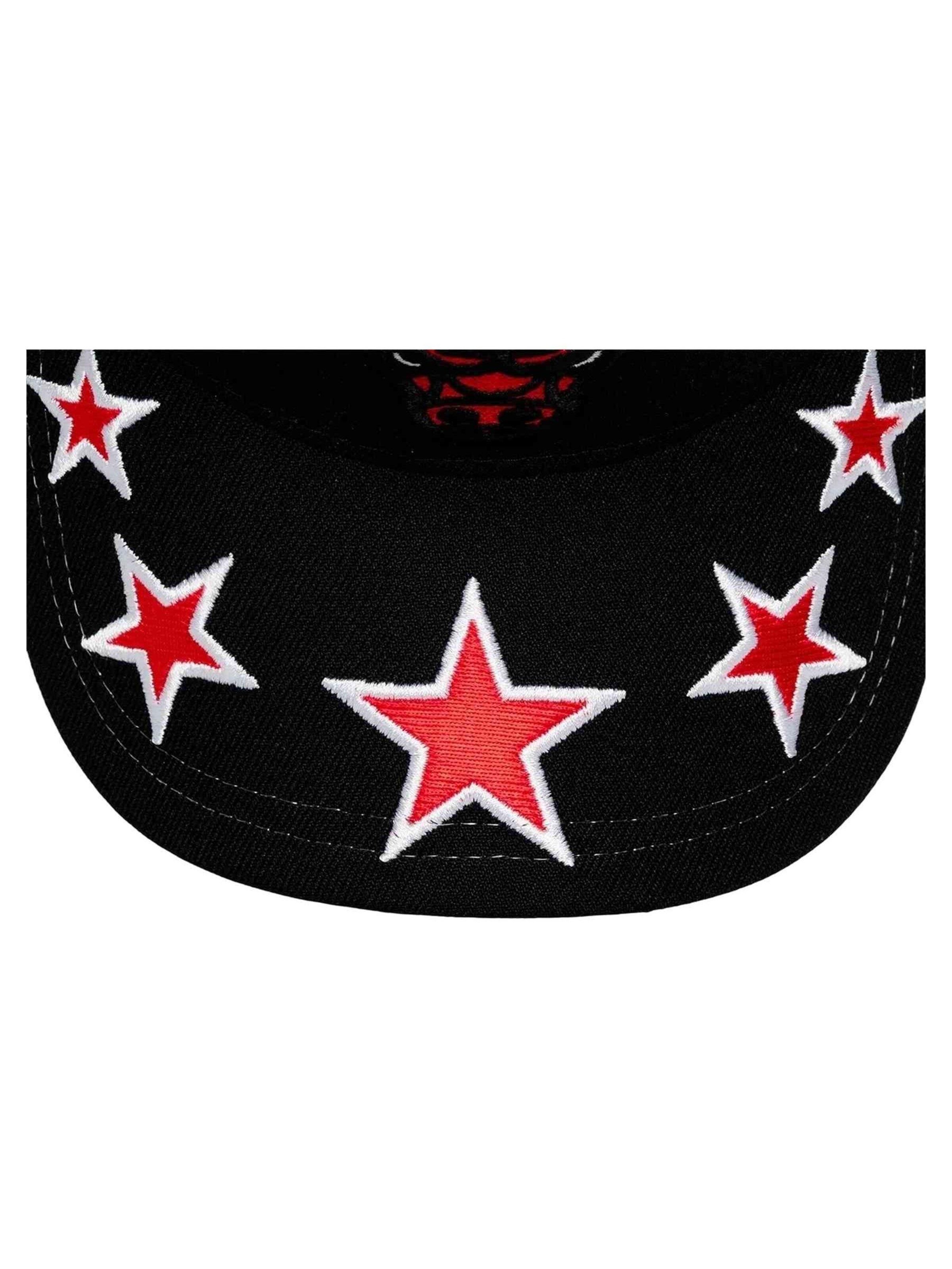 Mitchell & Ness Cap 'Gorra mitchell & ness negra bulls nba shinning stars pro snapback' in Black