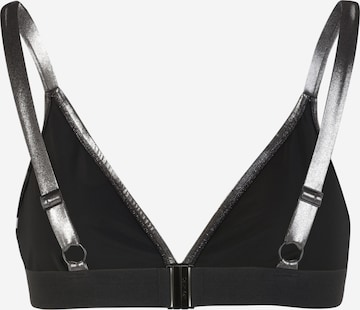 Calvin Klein Swimwear Plus Triangle Bikini Top in Grey