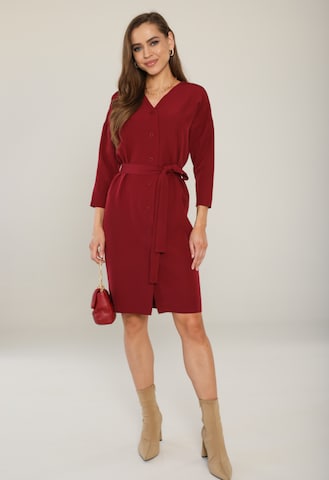 Awesome Apparel Blusenkleid in Rot