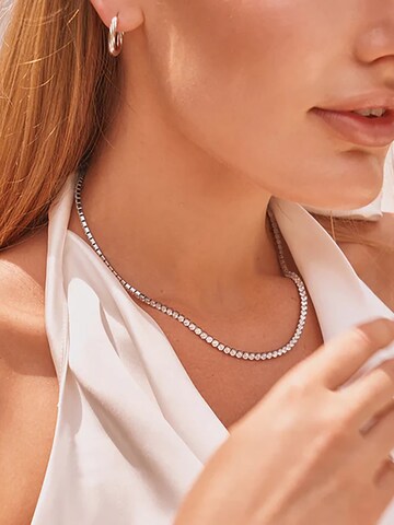BURKER Watches Necklace 'Ava' in Silver