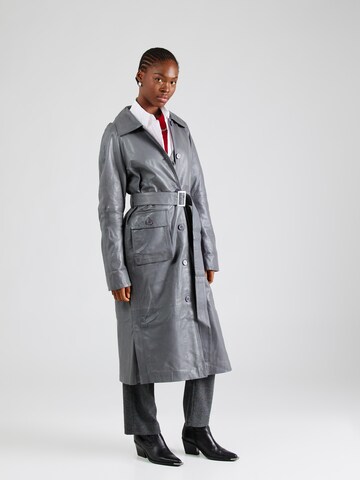 FREAKY NATION Between-seasons coat 'My Desire' in Grey: front
