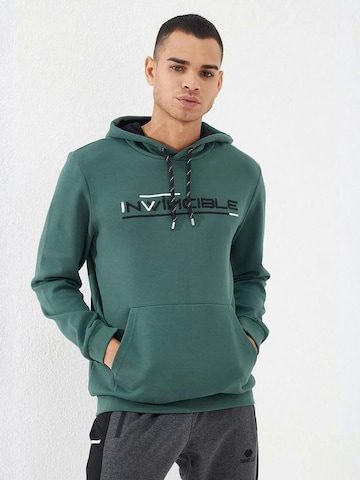 Sweat-shirt Tommy Life en vert