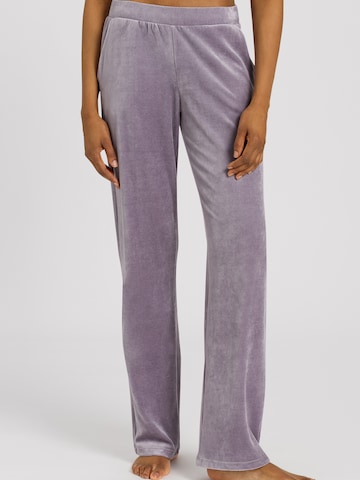 Loosefit Pantalon Hanro en violet : devant