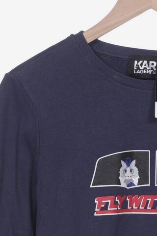 Karl Lagerfeld Sweatshirt & Zip-Up Hoodie in S in Blue