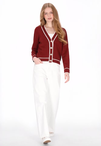 Cardigan DreiMaster Maritim en rouge