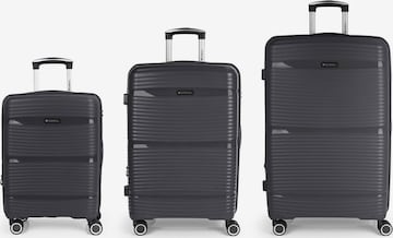 Gabol Suitcase Set 'Akan' in Grey: front