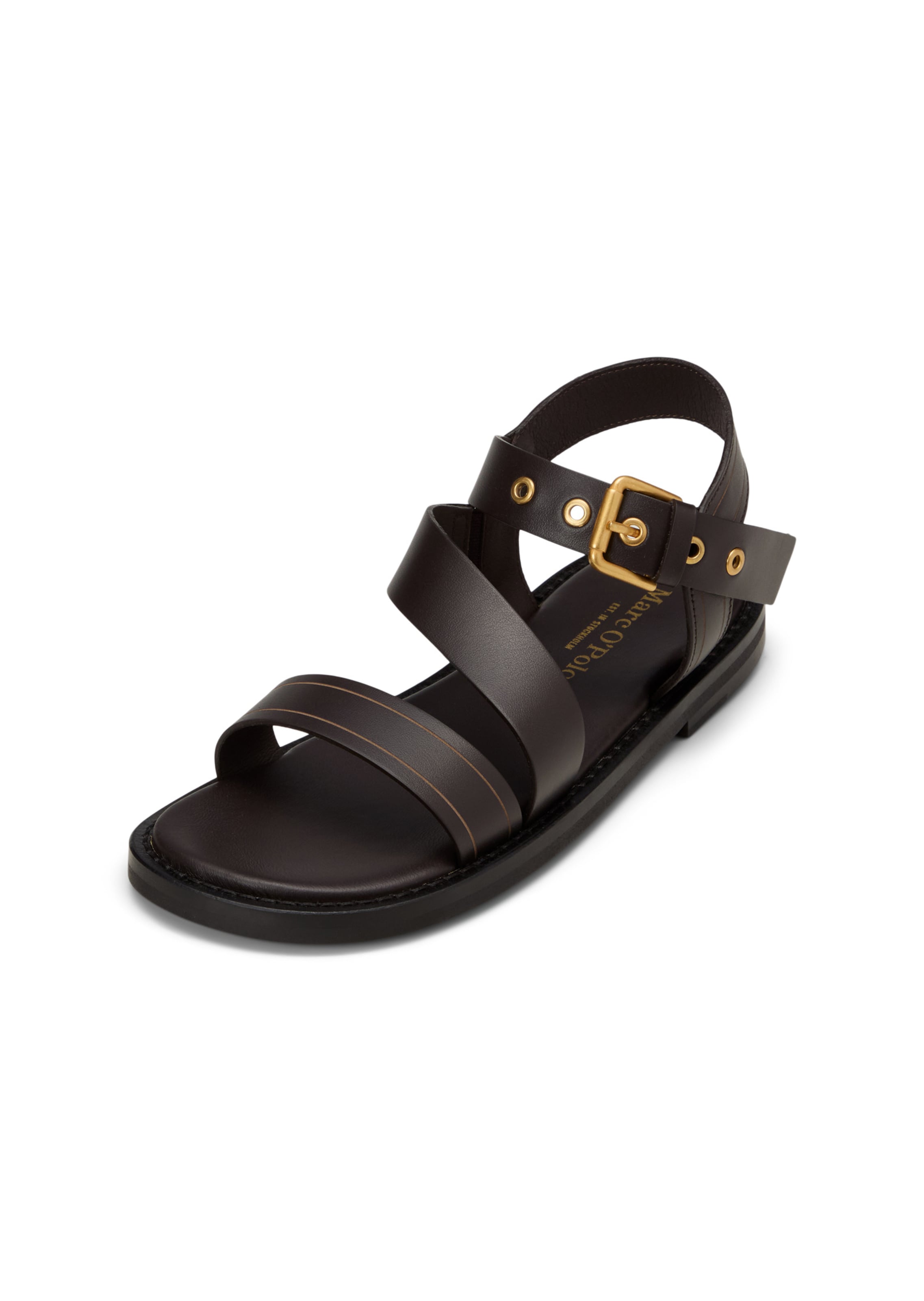 Marc O'Polo Sandale 'Stina' in Braun: Vorderseite