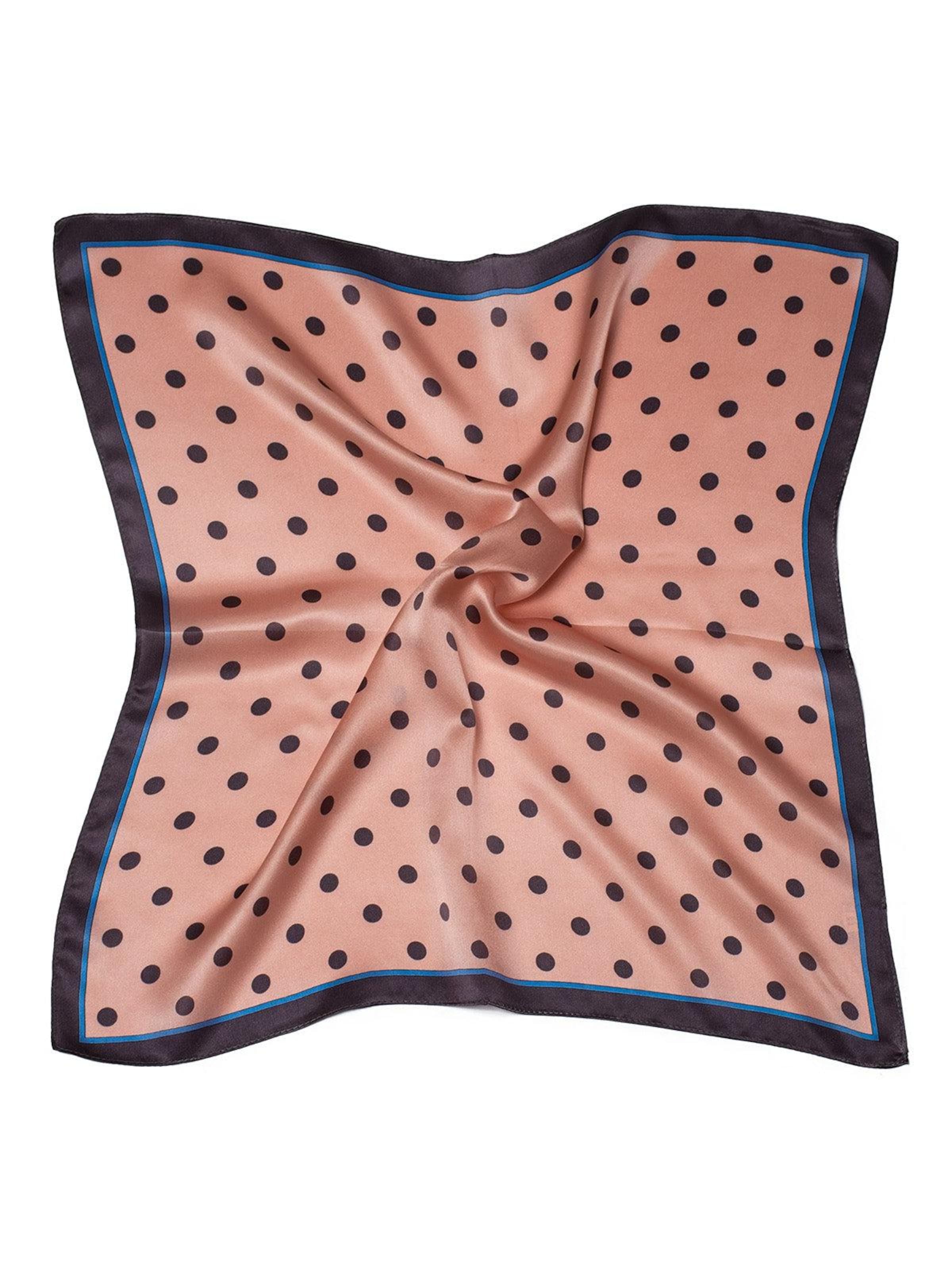 MayTree Scarf 'Seidentuch Punkte klein' in Pink: front