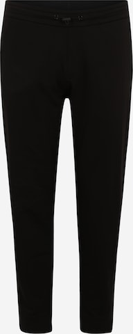 Pantaloni de la Calvin Klein Big & Tall pe negru: față
