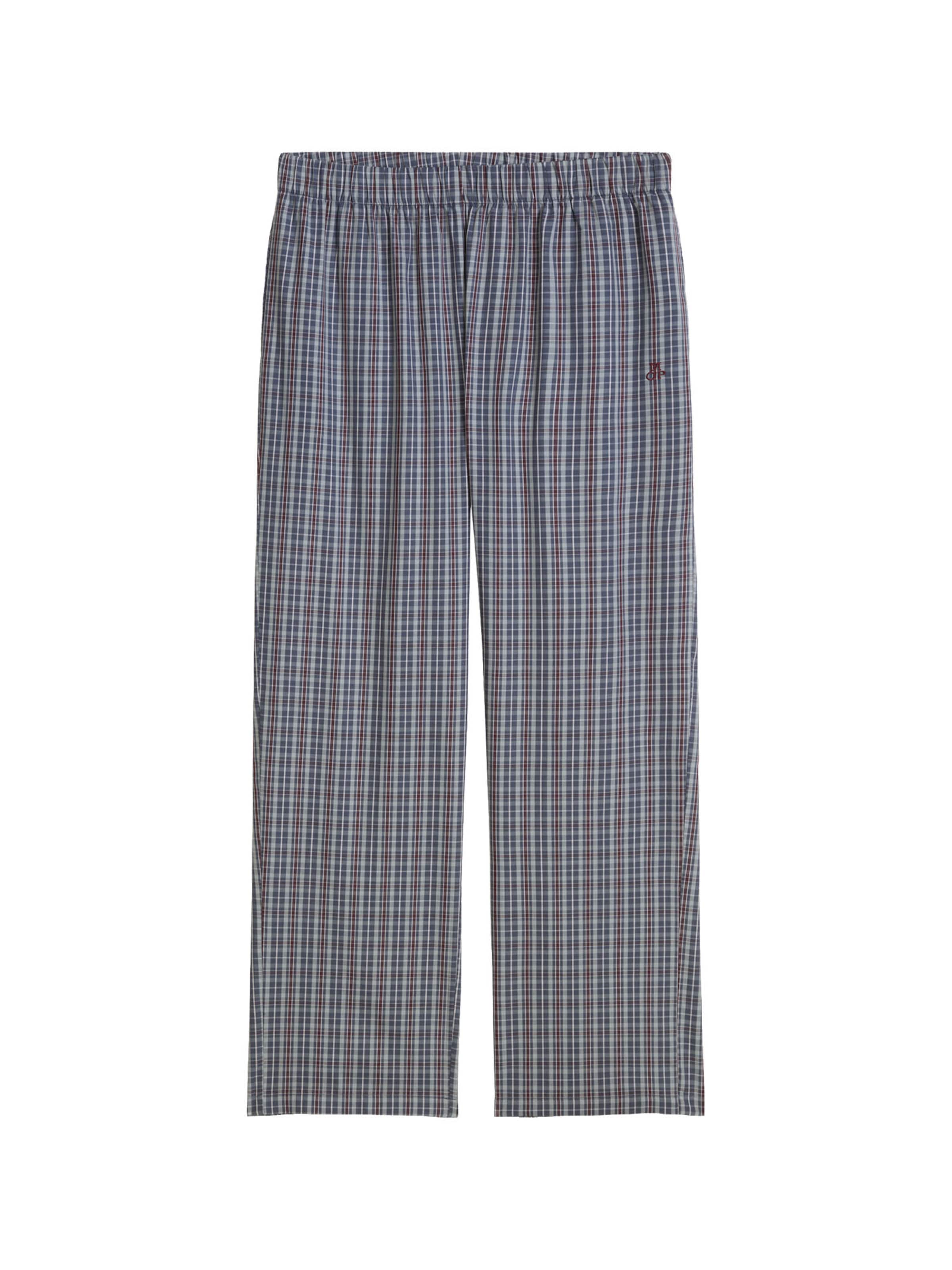 Pantalon de pyjama ' Classic ' Marc O'Polo en bleu : devant