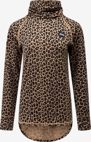 T-shirt fonctionnel 'Icecold' Eivy en marron : devant