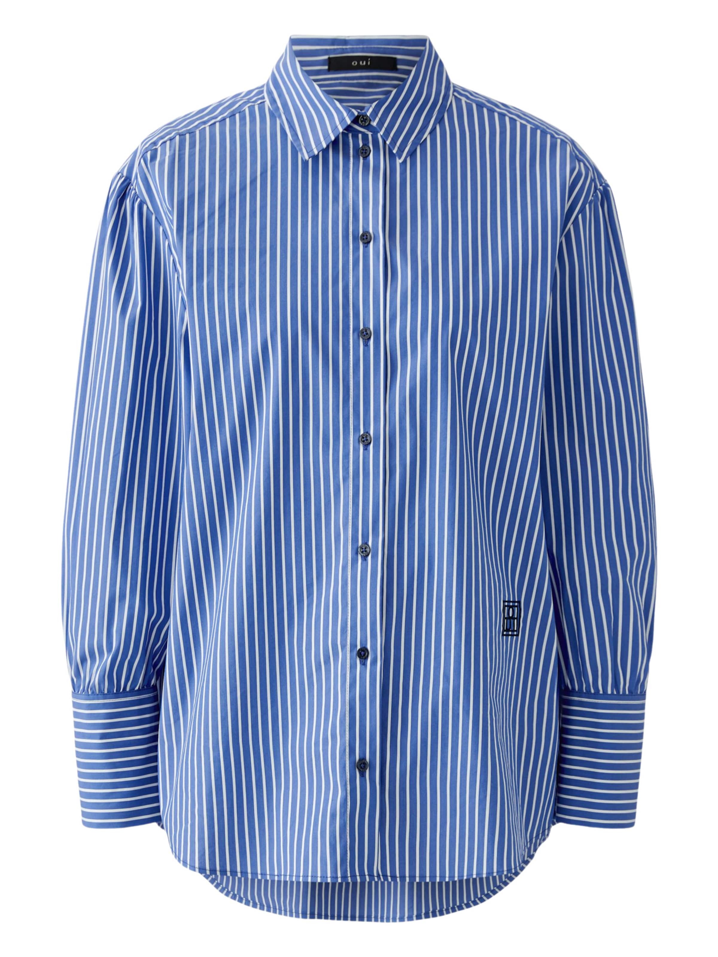 OUI Blouse in Blue: front