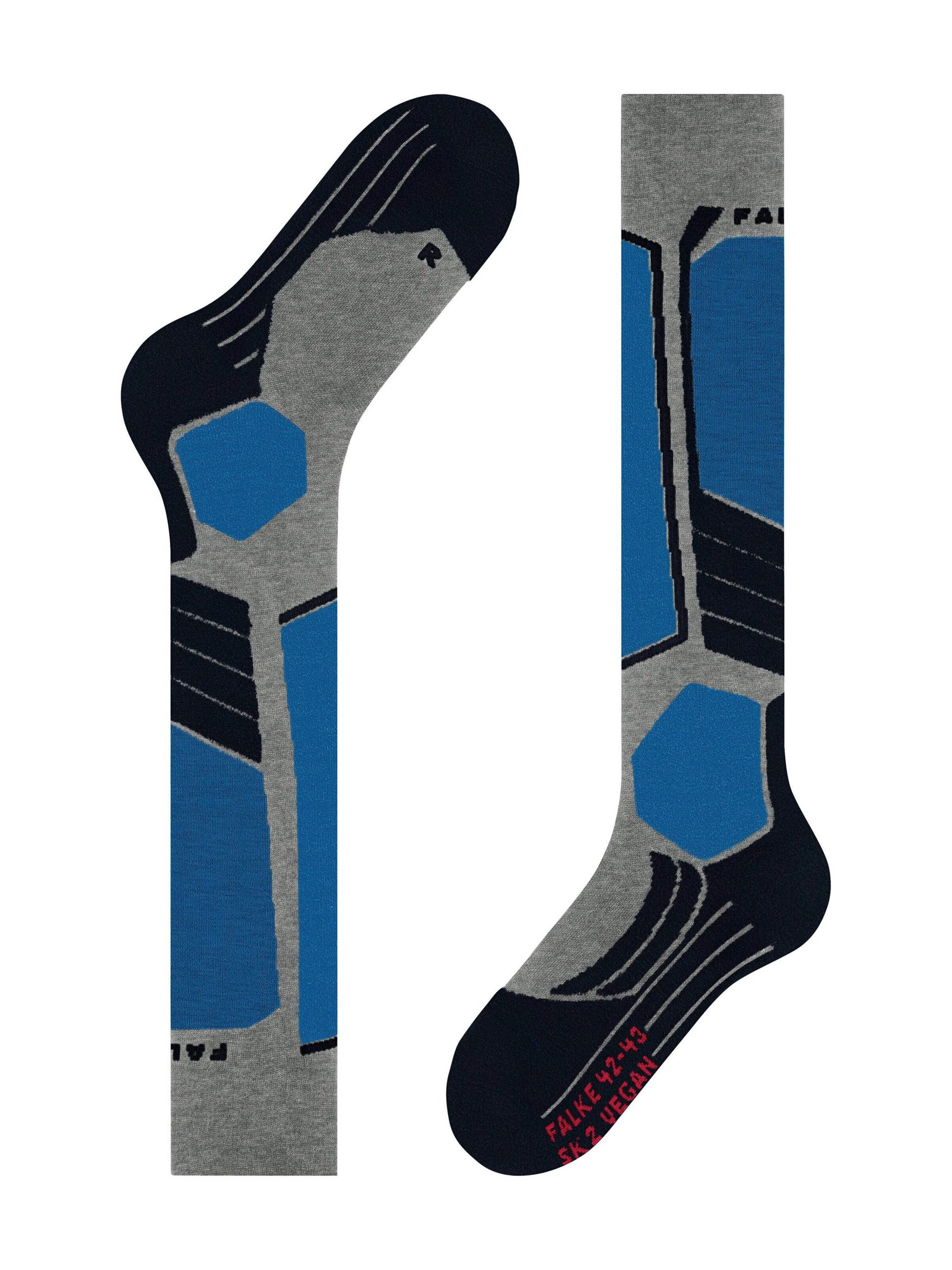 FALKE Athletic Socks 'SK2 Intermediate Vegan' in Grey