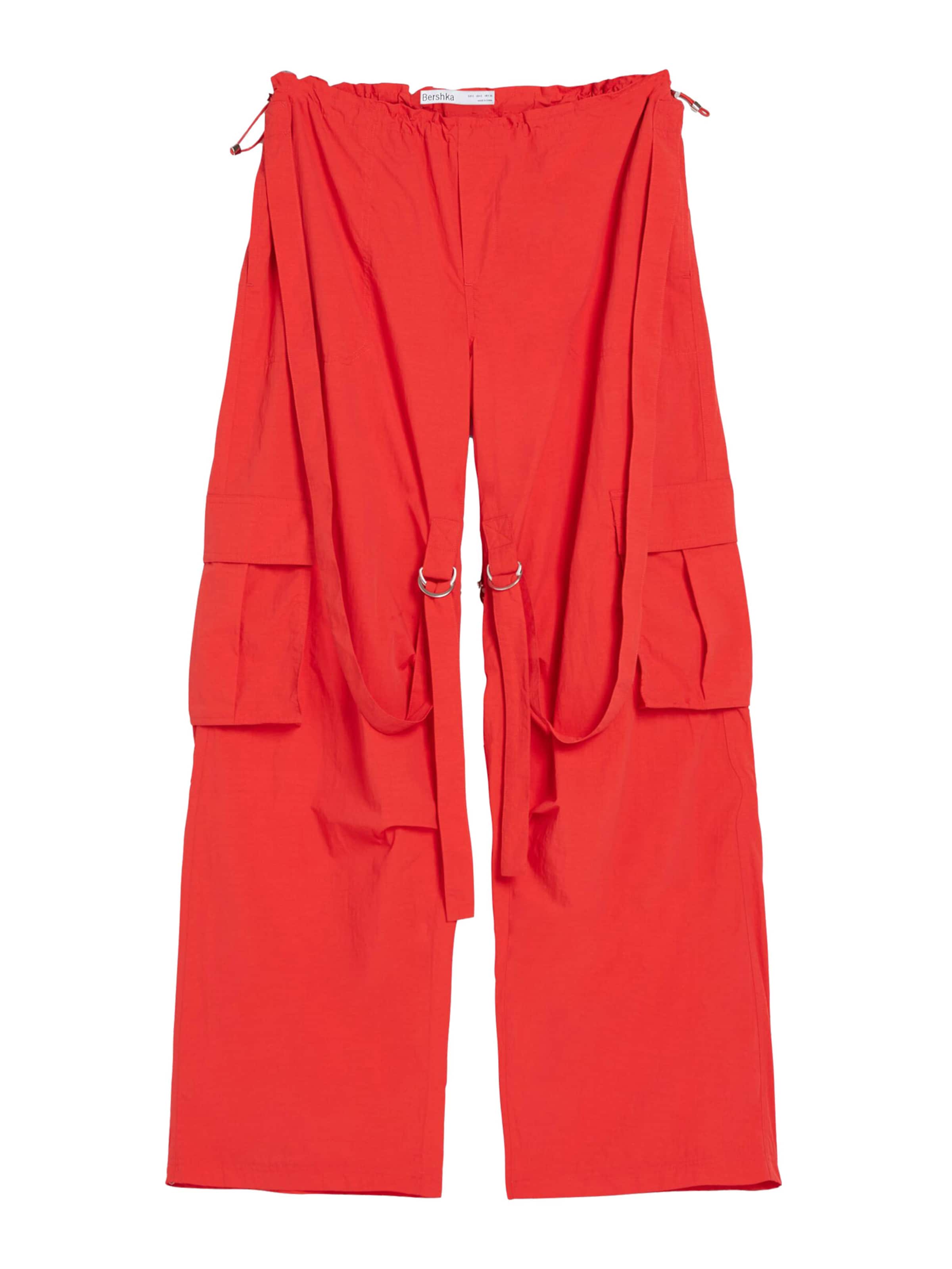 Cargo rouge bershka hotsell