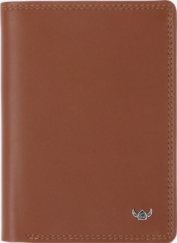 Porte-monnaies 'Polo' GOLDEN HEAD en marron : devant