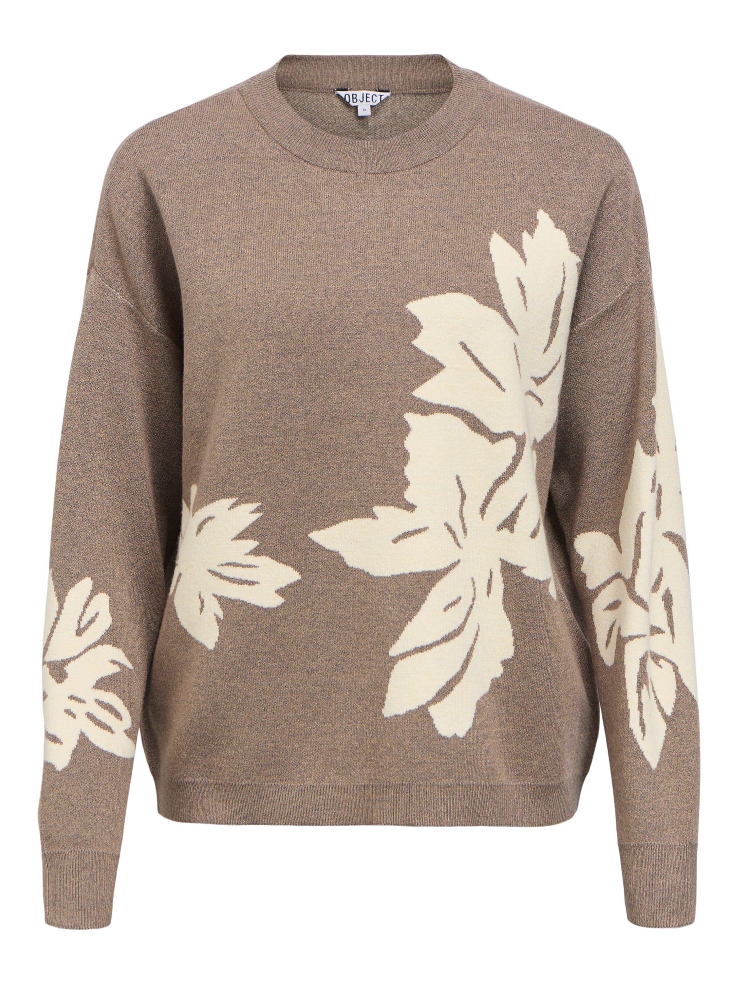 Pullover 'OBJRay' di OBJECT in marrone: frontale