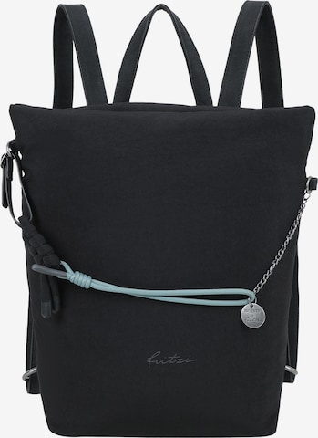 Fritzi aus Preußen Backpack 'Brigitte x Fritzi Limited Chain Sky' in Black: front
