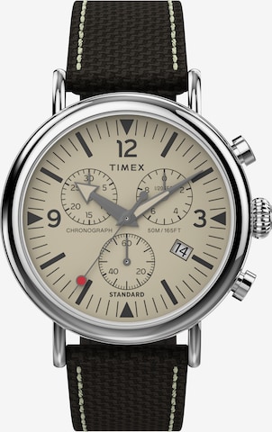 TIMEX Analoguhr in Braun: Vorderseite