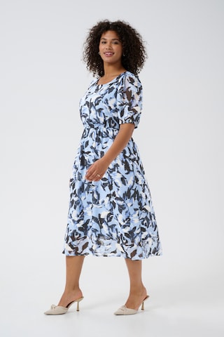 KAFFE CURVE Kleid 'Elona' in Blau