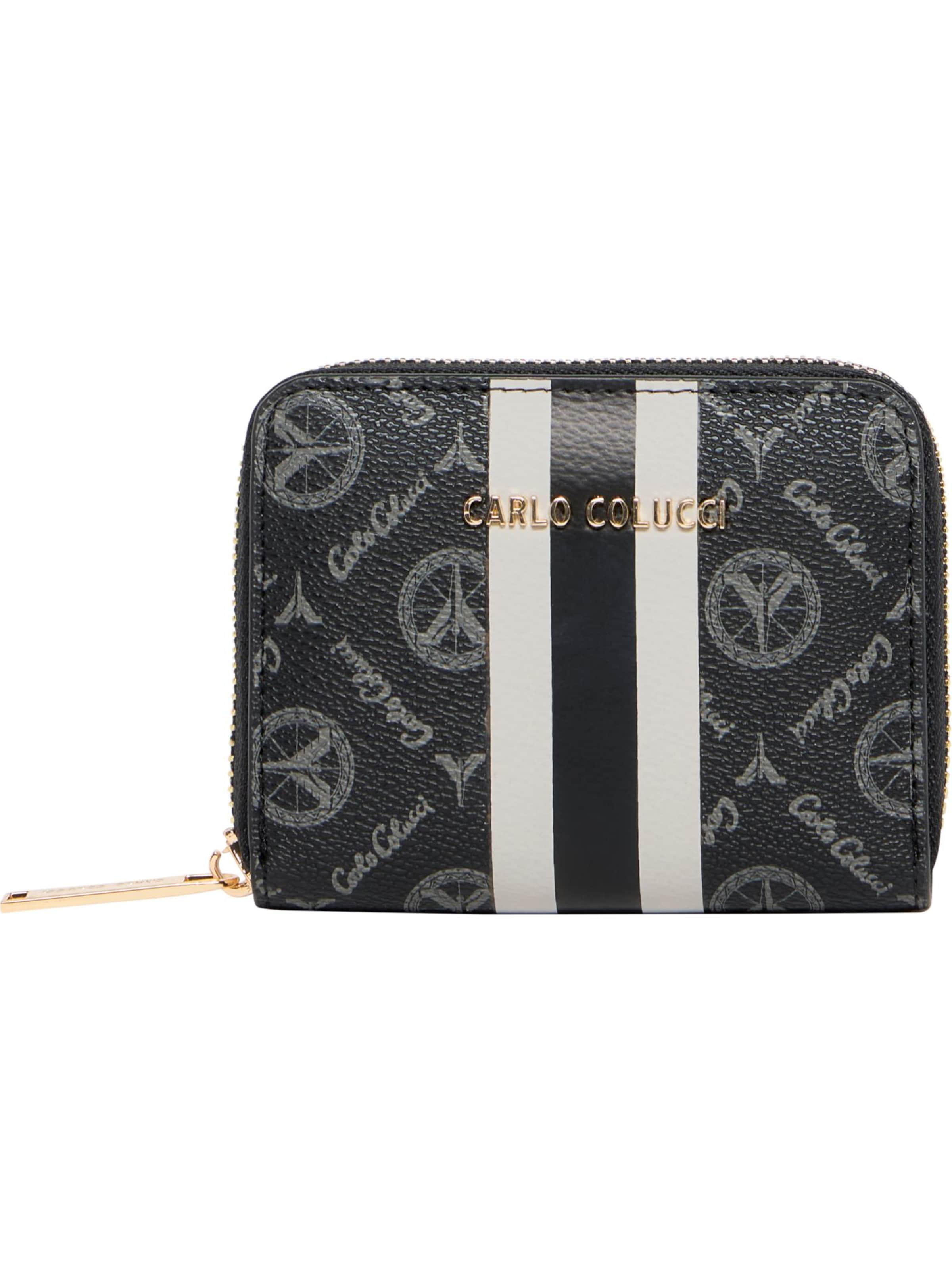 Carlo Colucci Wallet 'Elma' in Black: front