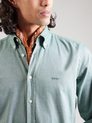 Regular fit Camicia 'Rickert' di BOSS in verde