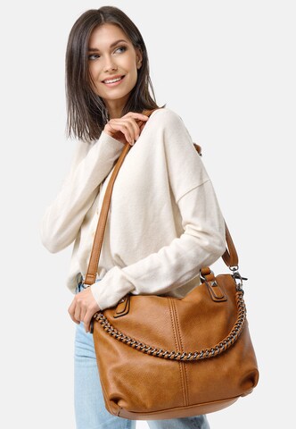 HARPA Handbag 'Bonnie' in Brown: front