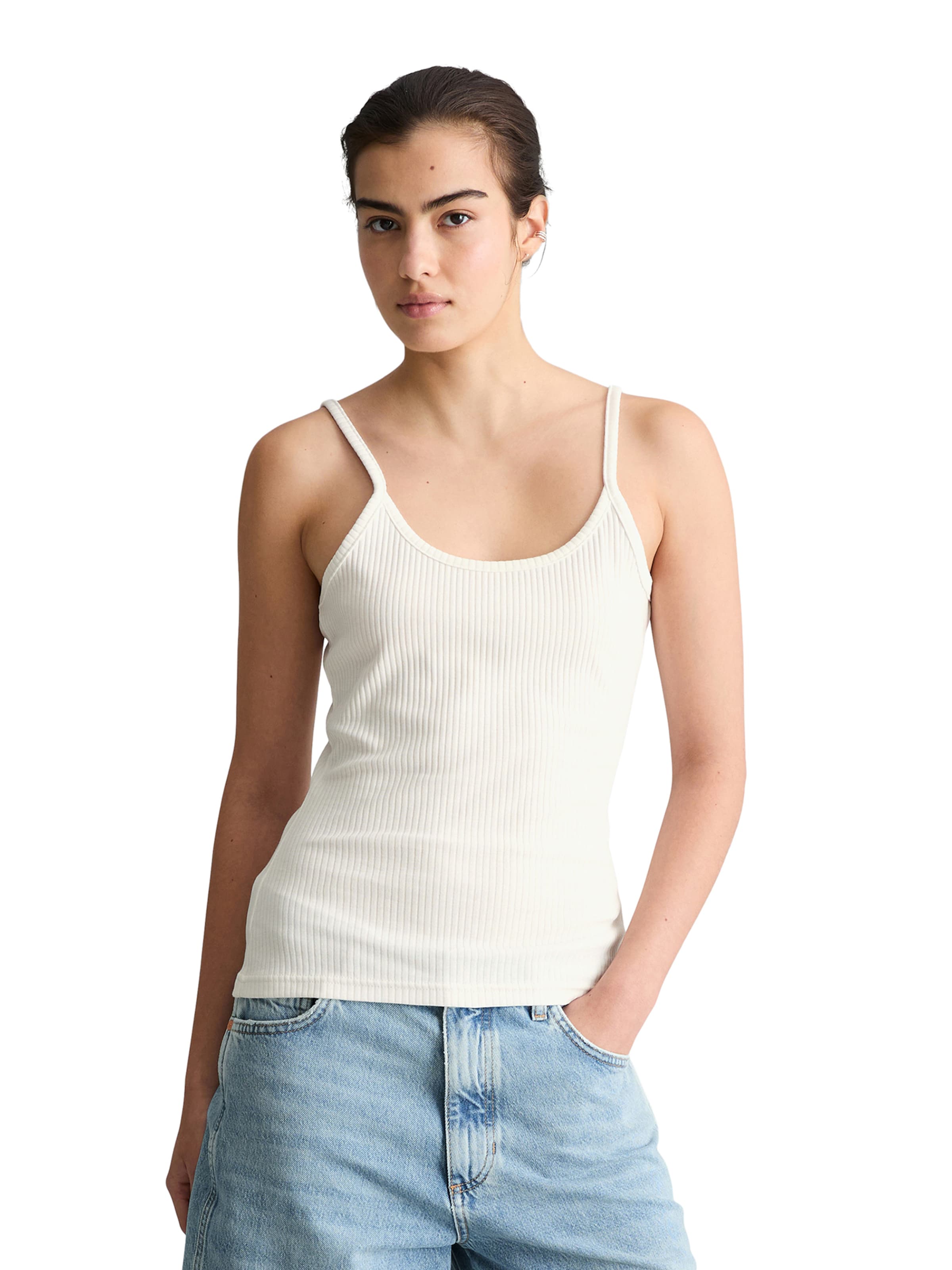 Haut Marc O'Polo DENIM en blanc : devant