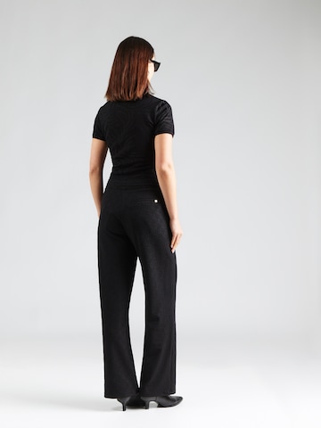 HUGO Широкий Штаны 'Nayane' в Черный