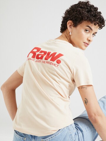 smėlio G-Star RAW Marškinėliai 'Nysid'