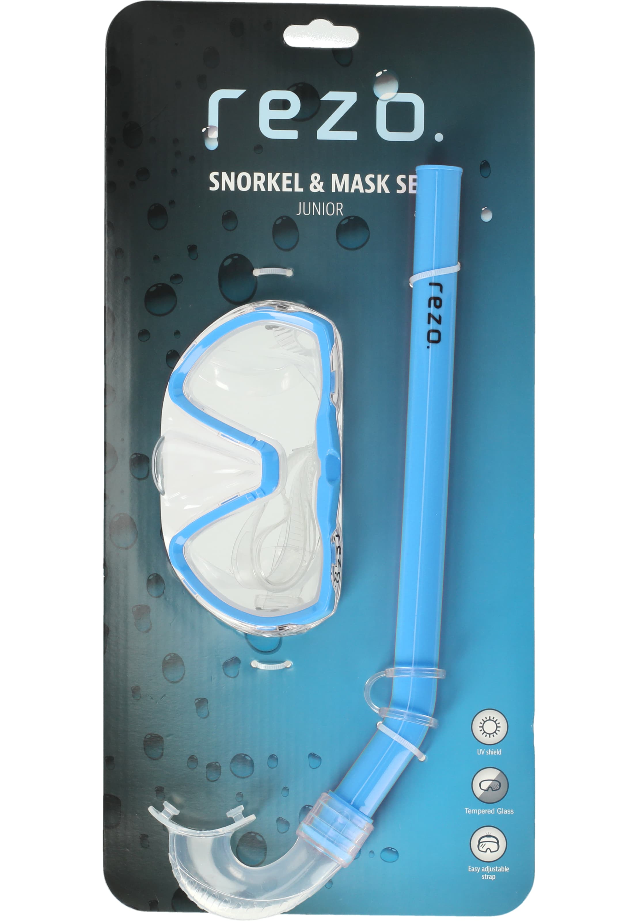 Rezo Snorkel 'Matira' in Blauw: voorkant